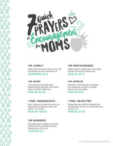 prayers of encouragement mental health quotes for moms 