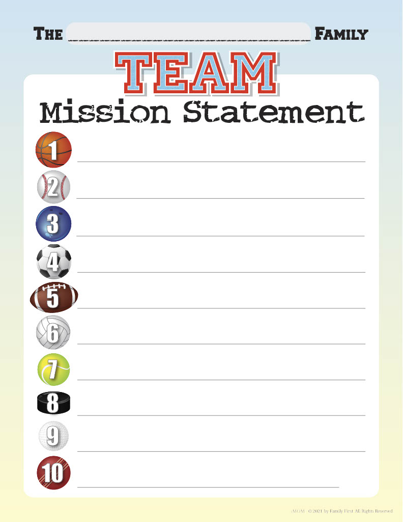 team mission statement